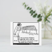 Es gab einen alten Mann aus Dumbree Postkarte (Stehend Vorderseite)