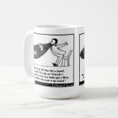 Es gab einen alten Mann mit einem Bart Kaffeetasse (Vorderseite Links)