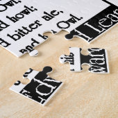 Es gab einen alten Mann mit einer Eule Puzzle (Seite)