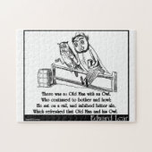Es gab einen alten Mann mit einer Eule Puzzle (Horizontal)
