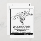 Es gab einen alten Mann von Dundee Postkarte (Vorne/Hinten)