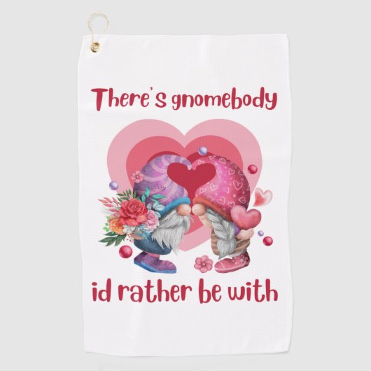 Es gab einen Gnoman, der lieber mit Golfhandtuch (Vorderseite)