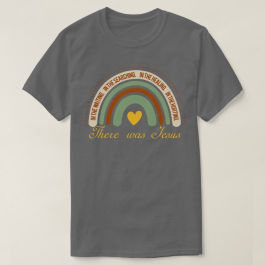 Es gab Jesus Rainbow Christlich Rainbow Liebe Jes T-Shirt (Design vorne)