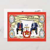 ES GAB KEINE COLUSION Souvenir Postcard Postkarte (Vorne/Hinten)