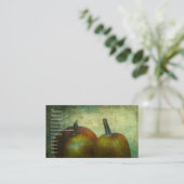 Es gab nie solche gewidmeten Kürbise Visitenkarte (Stehend Vorderseite)