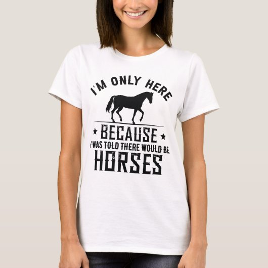 Es gäbe Pferde T-Shirt (Vorderseite)