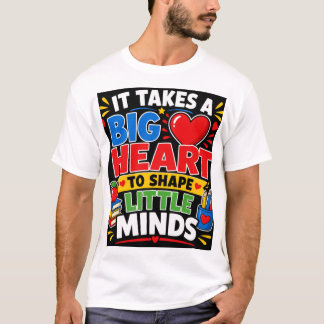 Es Gehört Ein Großes Herz Dazu, Kleine Köpfe Zu Fo T-Shirt