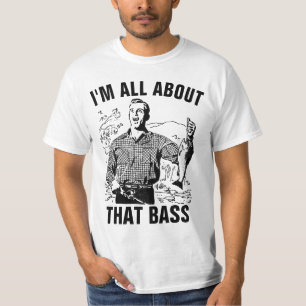 ES GEHT ALLES UM DIESE BASS Funny Fishing T - Shir T-Shirt