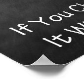 ES GEHT ALLES UM PERSPEKTIVE! POSTER (Ecke)