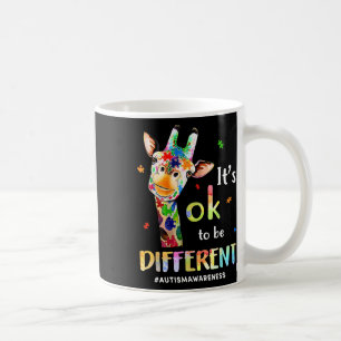 Es geht darum, ein anderes Giraffe Puzzle Autismus Kaffeetasse