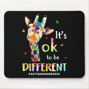 Es geht darum, ein anderes Giraffe Puzzle Autismus Mousepad