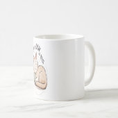 "Es geht gut zur Erholung - Minimalistische, winzi Kaffeetasse (VorderseiteRechts)