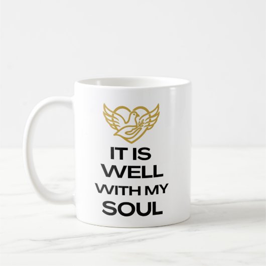 Es geht meiner Seele gut - Kaffeetasse (Links)