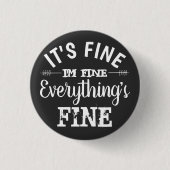 Es geht mir gut, alles ist gut. button (Vorderseite)