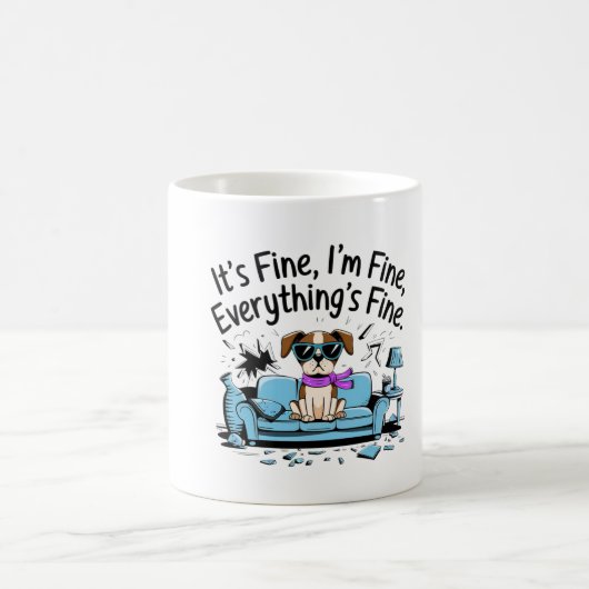 Es geht mir gut, es geht mir gut kaffeetasse (Mittel)