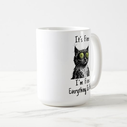 Es geht mir gut kaffeetasse (VorderseiteRechts)