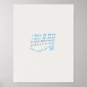 Es geht mir gut poster (Vorne)