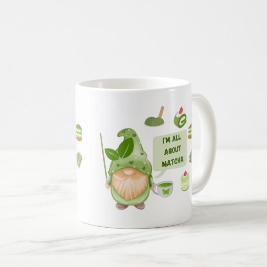 Es geht mir um die Matcha-Tasse Kaffeetasse (VorderseiteRechts)