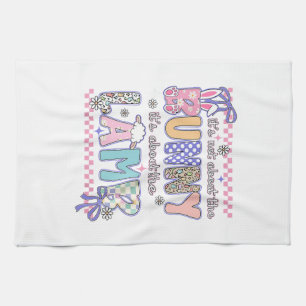 Es geht nicht um das Kaninchen Christliches Jesus- Geschirrtuch