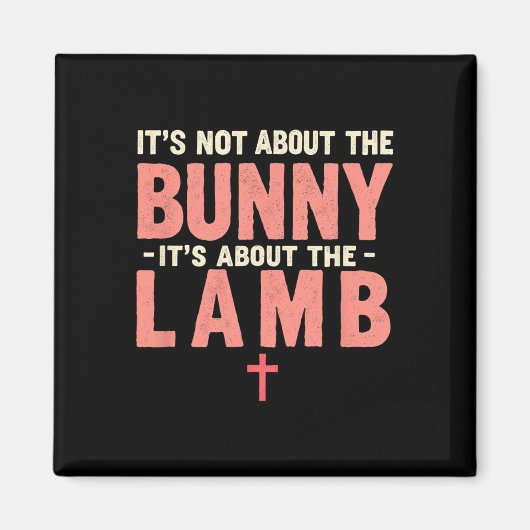 Es geht nicht um den Bunny, der sich mit Lamm-Oste Magnet (Vorne)