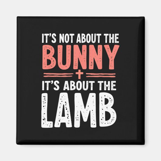 Es geht nicht um den Bunny, der sich mit Lamm-Oste Magnet (Vorne)