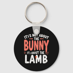 Es geht nicht um den Bunny, der sich mit Lamm-Oste Schlüsselanhänger