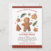 Es geht nur um den "Bake Cookie Swap" Einladung (Vorderseite)