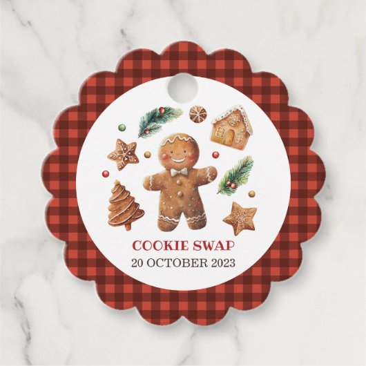 Es geht nur um den "Bake Cookie Swap" Geschenkanhänger (Vorderseite)