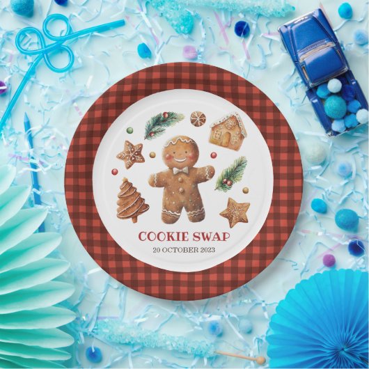 Es geht nur um den "Bake Cookie Swap" Pappteller (Party)