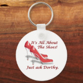 Es geht nur um die Schuhe Schlüsselanhänger (Vorderseite)