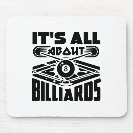 Es geht um Billard Billard Billard Player Spaß Mousepad (Vorne)