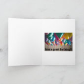 Es geht um dich... 24/7, Happy Birthday. Karte (Innenseite)