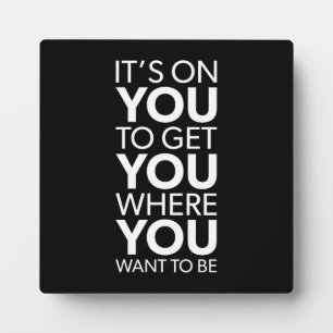 Es geht um dich, Gymnastik-Erfolg - Motivierend Fotoplatte