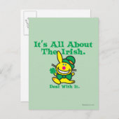 Es geht um die Iren Postkarte (Vorne/Hinten)
