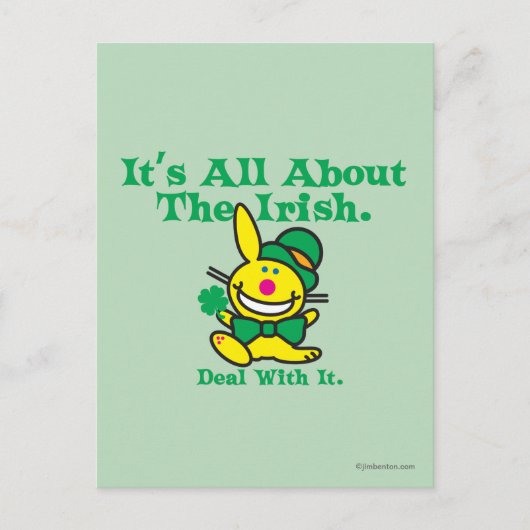 Es geht um die Iren Postkarte (Vorderseite)