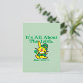 Es geht um die Iren Postkarte (Stehend Vorderseite)