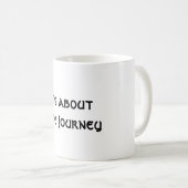 Es geht um die Reise Kaffeetasse (VorderseiteRechts)