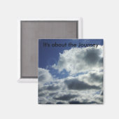 Es geht um die Reise Magnet (Vorderseite/Rückseite)