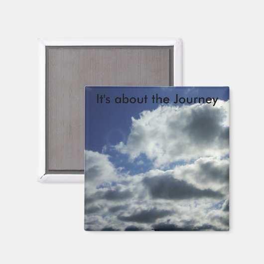 Es geht um die Reise Magnet (Vorderseite/Rückseite)