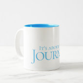 Es geht um die Reise Zweifarbige Tasse (Vorderseite Links)