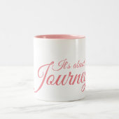 Es geht um die Reise Zweifarbige Tasse (Mittel)