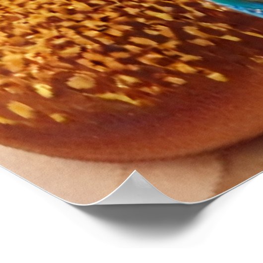 Es geht um Essen | AI Art Poster (Ecke)