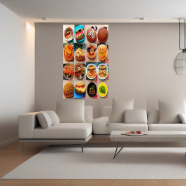 Es geht um Essen | AI Art Poster