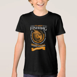 Es geht um Fischerei und Verständnis Tri-Blend Shirt