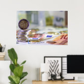 Es geht um Geld, Geld, Geld! Poster (Heimbüro)