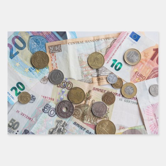 Es geht um Geld! Geschenkpapier Set (Vorderseite 2)