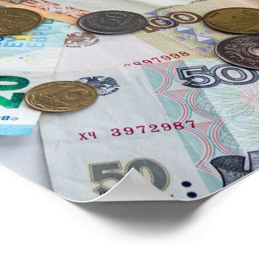 Es geht um Geld! Poster (Ecke)