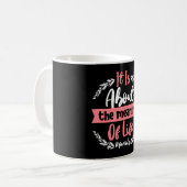 Es geht um Leben Kaffeetasse (Vorderseite Links)
