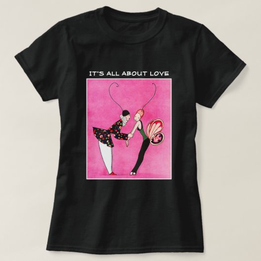 Es geht um Liebe. Valentinstag T-Shirt (Design vorne)
