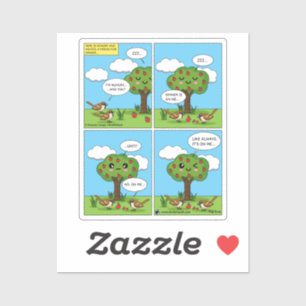 Es geht um mich... Comic Aufkleber